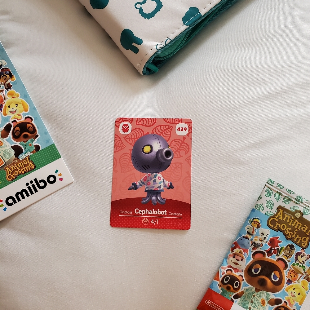 Genuine Cephalobot Amiibo Card # 439 | More cards available - bundle to save!!